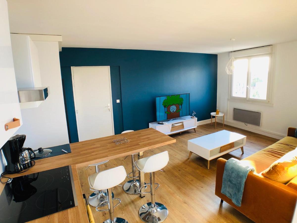 Charmant Appartement 1-4 Personnes, Proche Centre Avec Parking Nantes Exteriér fotografie